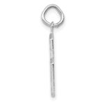 14kw Medium Polished Number 6 Charm - Image 2