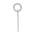 14kw Medium Satin Number 1 Charm - Image 2