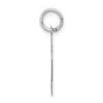 14kw Medium Satin Number 2 Charm - Image 2