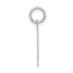 14kw Medium Satin Number 4 Charm - Image 2