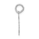 14kw Medium Satin Number 5 Charm - Image 2