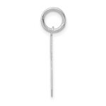 14kw Medium Satin Number 6 Charm - Image 2