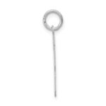 14kw Medium Satin Number 13 Charm - Image 2