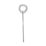 14kw Medium Satin Number 80 Charm - Image 2