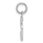 14kw Small Polished Number 5 Charm - Image 2