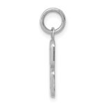 14kw Small Polished Number 8 Charm - Image 2