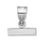 14kw Small Polished Top Charm