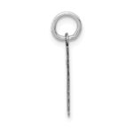 14kw Small Satin Number 1 Charm - Image 2