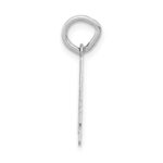14kw Small Satin Number 4 Charm - Image 2