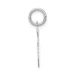14kw Small Satin Number 5 Charm - Image 2