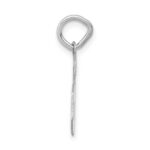 14kw Small Satin Number 6 Charm - Image 2