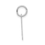 14kw Small Satin Number 9 Charm - Image 2
