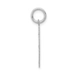 14kw Small Satin Number 11 Charm - Image 2