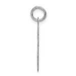 14kw Small Satin Number 26 Charm - Image 2