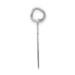 14kw Small Satin Number 27 Charm - Image 2