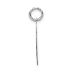 14kw Small Satin Number 28 Charm - Image 2