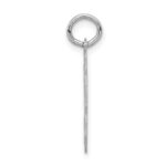 14kw Small Satin Number 53 Charm - Image 2