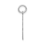 14kw Small Satin Number 83 Charm - Image 2
