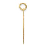 14K WEDDING BELLS 23mm Engravable Disc Charm - Image 2