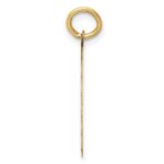 14K HAPPY ANNIVERSARY with Bells 18mm Engravable Disc Charm - Image 2