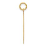 14K HAPPY ANNIVERSARY with Heart 25mm Engravable Disc Charm - Image 2