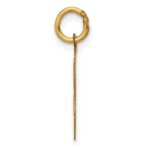 14k GRADUATION DAY Scalloped Edge Charm - Image 2
