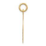 14k Polished and Satin Solid CONFIRMATION with Cross Round Disc Charm - Image 2