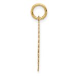 14k SWEET 16 Engravable 18mm Disc Charm - Image 2