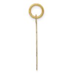 14K HAPPY BIRTHDAY with Cake 19mm Engravable Disc Charm - Image 2
