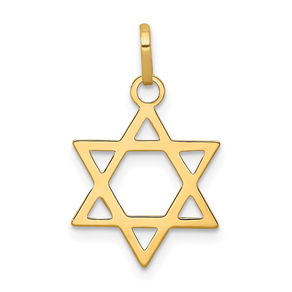 XCH232.jpg 14k Star of David Pendant - Image 1
