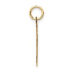 14k The Kids Small Boy with Overalls Engravable Love Charm - Image 2