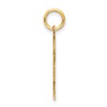 14k The Kids Small Boy with Hat Engravable Kiss Charm - Image 2