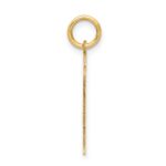 14k The Kids Small Boy with Hat Engravable Love Charm - Image 2
