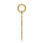 14k The Kids Small Boy with Haircut Engravable Love Charm - Image 2