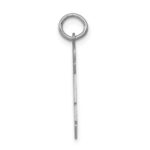 14k White Gold The Kids Small Patches Boy Engravable Love Charm - Image 2