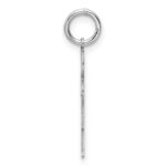 Sterling Silver Rhodium-plated Hugs Kid Charm - Image 2