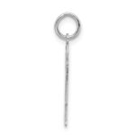 Sterling Silver Rhodium-plated Love Kid Charm - Image 2