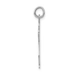 Sterling Silver Rhodium-plated Kiss Kid Charm - Image 2