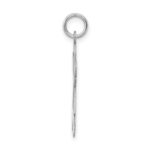 Sterling Silver Rhodium-plated Joy Kid Charm - Image 2