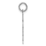 Sterling Silver Rhodium-plated Kid Charm - Image 2