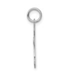 Sterling Silver Rhodium-plated Kid Charm - Image 2