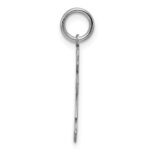 Sterling Silver Rhodium-plated Kid Charm - Image 2