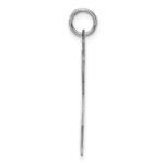 Sterling Silver Rhodium-plated Kid Charm - Image 2