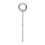 Sterling Silver Rhodium-plated Kid Charm - Image 2