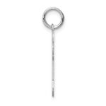 Sterling Silver Rhodium-plated Kid Charm - Image 2