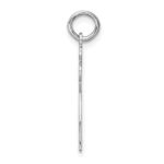 Sterling Silver Rhodium-plated Kid Charm - Image 2