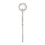 Sterling Silver Rhodium-plated Class of 2026 Boy Cuddle Charm - Image 2
