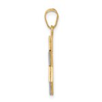 14K Two-Tone Star Of David Pendant - Image 2