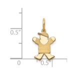 14k The Kids Mini Boy Joy Charm - Image 3