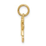 14k The Kids Mini Girl Kiss Charm - Image 2